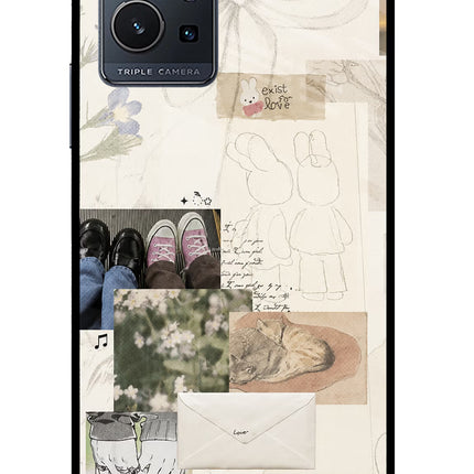 Soft Aesthetic IQOO Z6 5G (not 44W) Glass Case