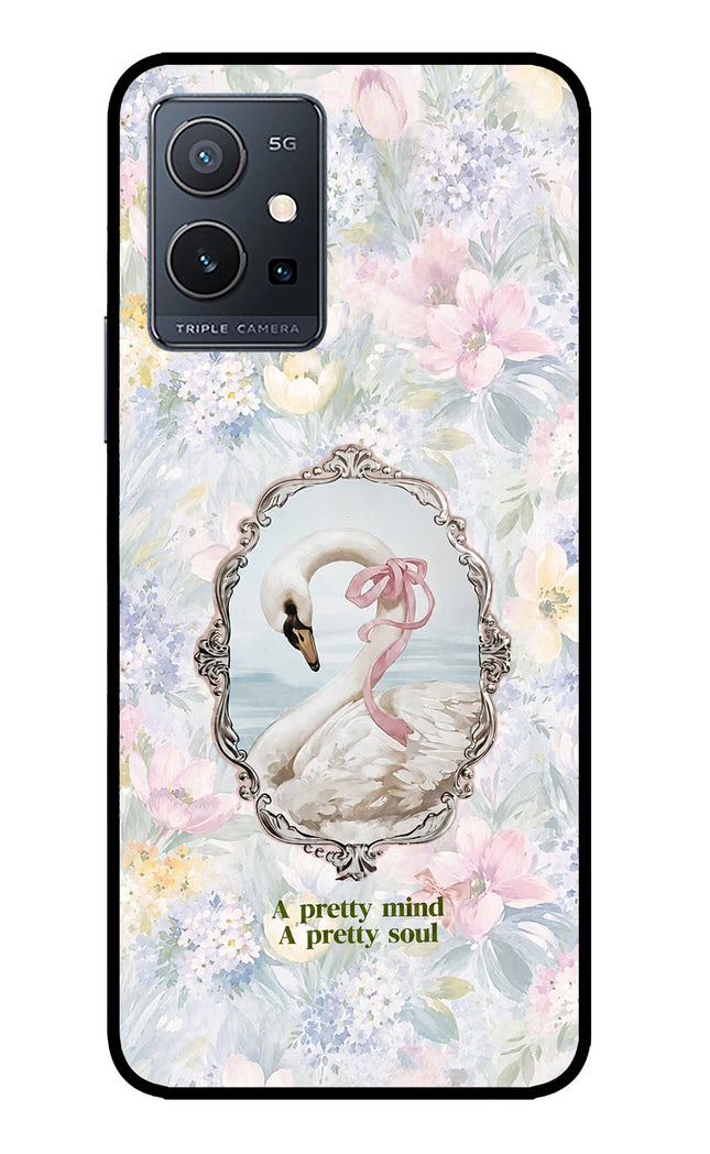 Pretty Mind Pretty Soul IQOO Z6 5G (not 44W) Glass Case