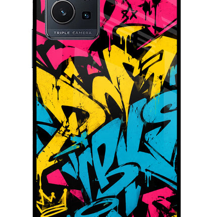 Graffiti Vibe IQOO Z6 5G (not 44W) Glass Case