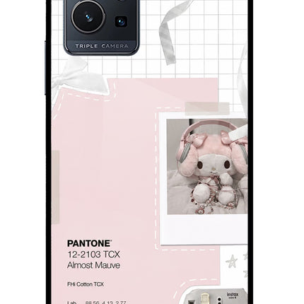 Pantone Asthetic IQOO Z6 5G (not 44W) Glass Case