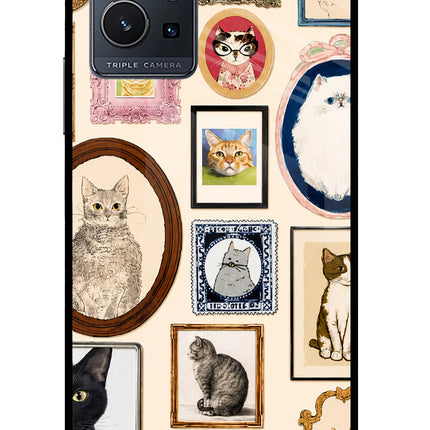 Mirror Cats IQOO Z6 5G (not 44W) Glass Case