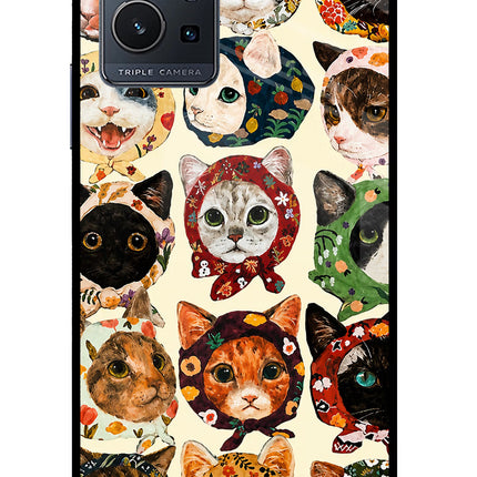 Cool Cat IQOO Z6 5G (not 44W) Glass Case