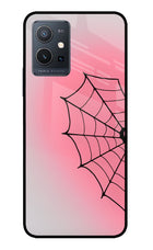 Pink Web IQOO Z6 5G (not 44W) Glass Case