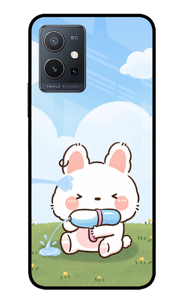 Bunny Treat IQOO Z6 5G (not 44W) Glass Case