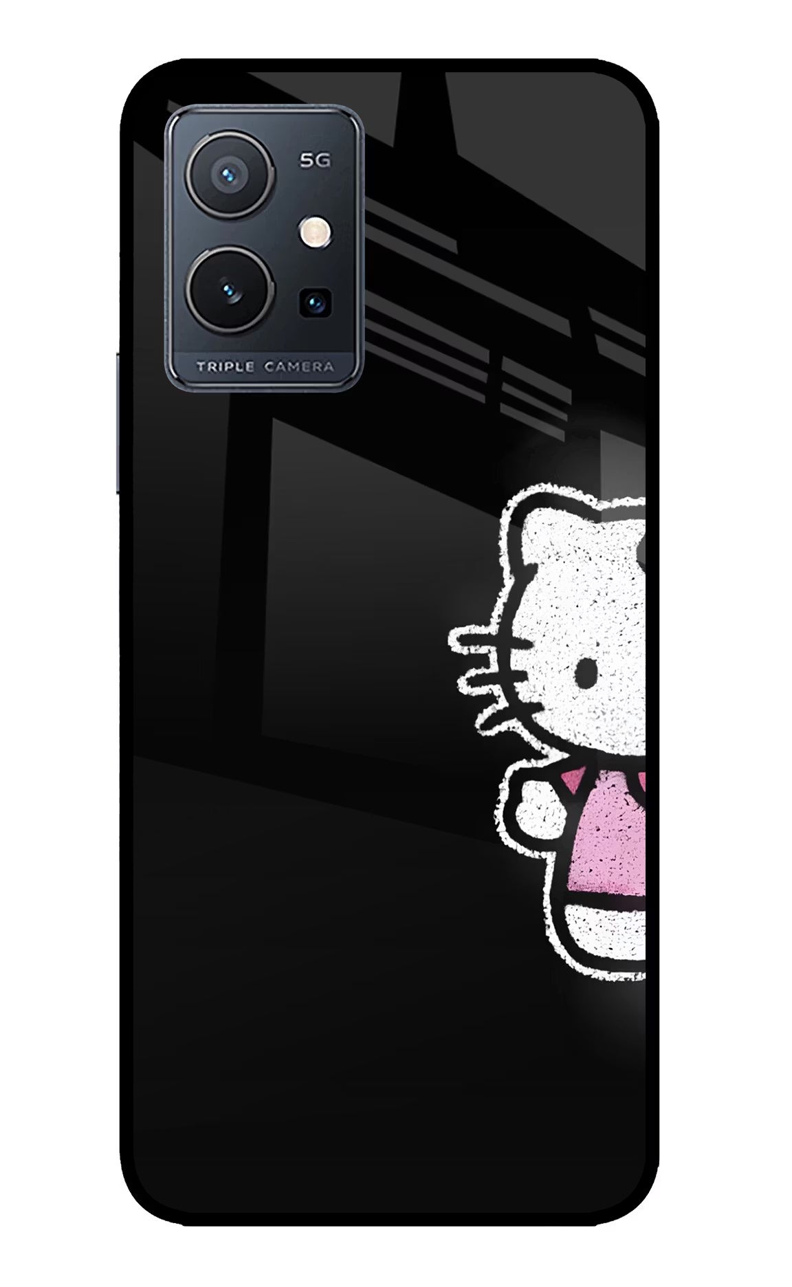 Kitty Charm IQOO Z6 5G (not 44W) Glass Case