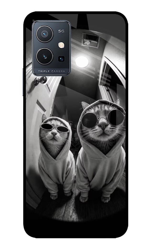 Hood Cats IQOO Z6 5G (not 44W) Glass Case