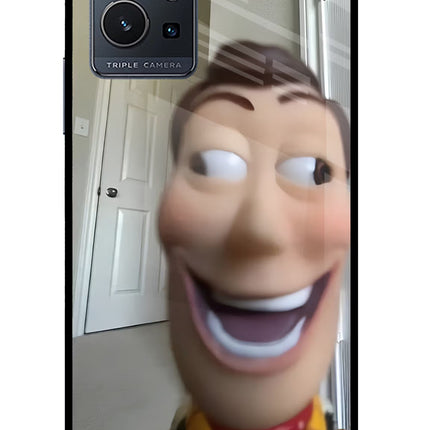Side Eye Woody IQOO Z6 5G (not 44W) Glass Case