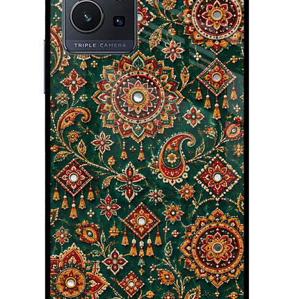 Green Pataka IQOO Z6 5G (not 44W) Glass Case