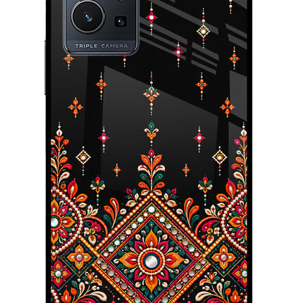 Noir Mehfil IQOO Z6 5G (not 44W) Glass Case