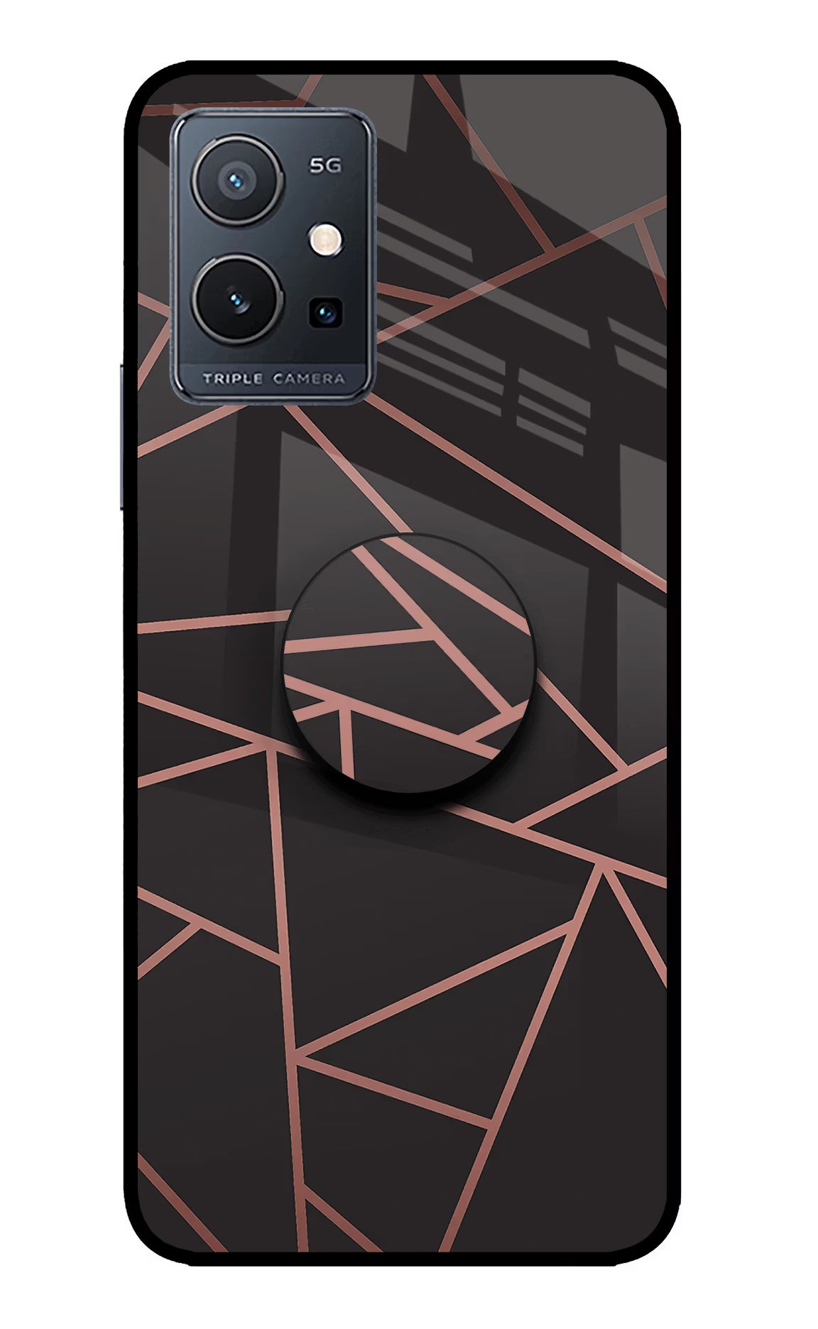 Geometric Pattern IQOO Z6 5G (not 44W) Pop Case by Casekaro