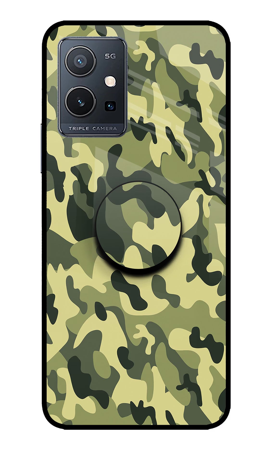 Camouflage IQOO Z6 5G (not 44W) Pop Case by Casekaro
