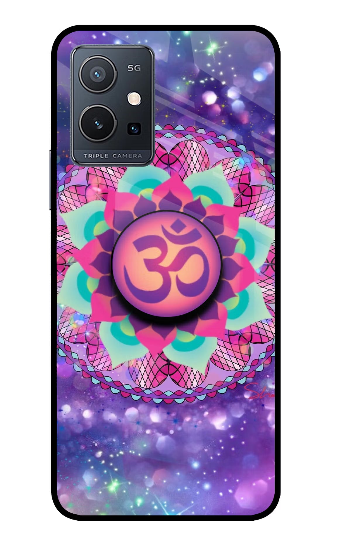 Om Purple IQOO Z6 5G (not 44W) Pop Case by Casekaro