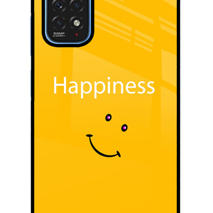 Happiness With Smiley Redmi Note 11/11S Glass Case