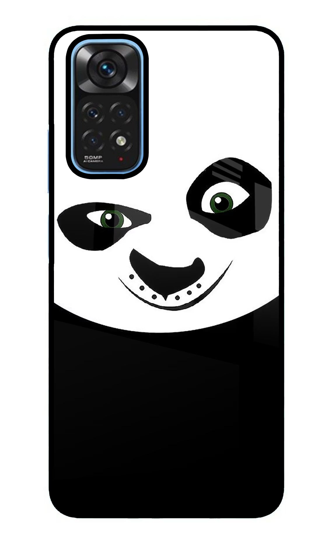Panda Redmi Note 11/11S Glass Case Back Cover by Casekaro