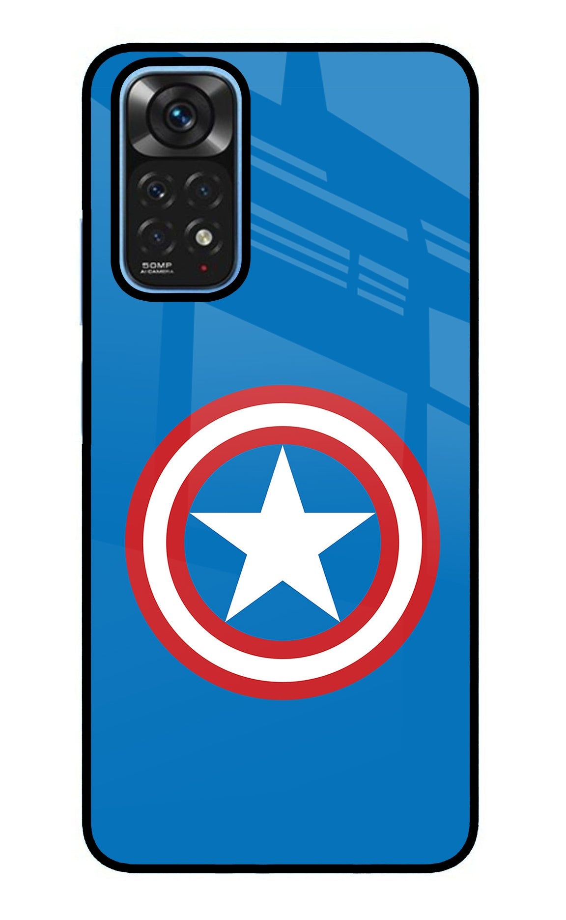 Captain America Logo Redmi Note 11/11S Back Cover