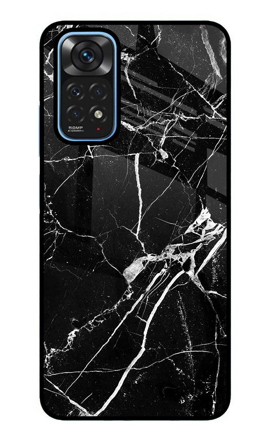 Black Marble Pattern Redmi Note 11/11S Glass Case