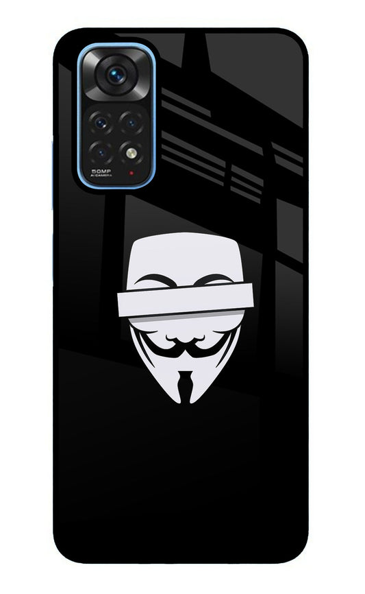 Anonymous Face Redmi Note 11/11S Glass Case