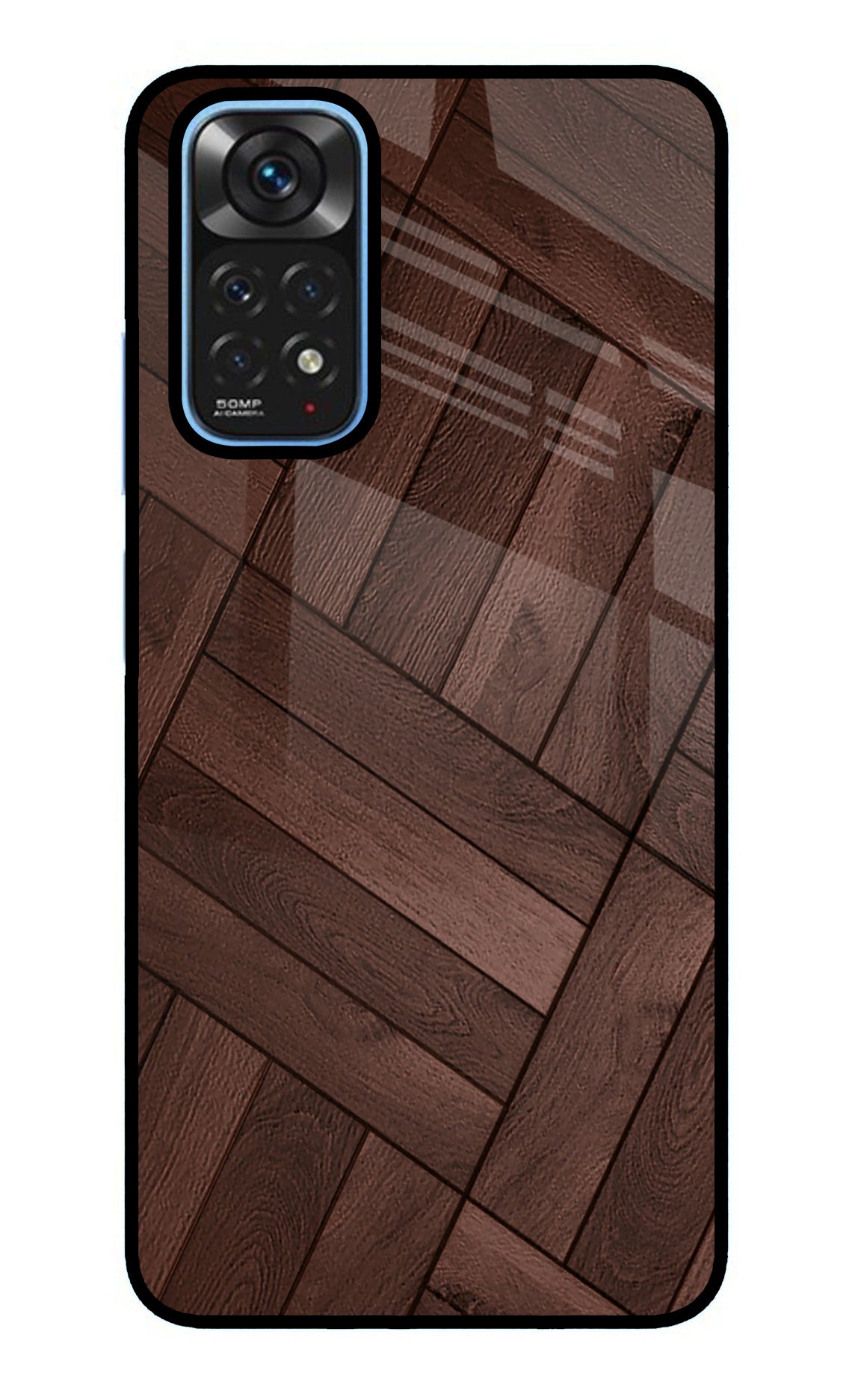 Wooden Texture Design Redmi Note 11/11S Glass Case