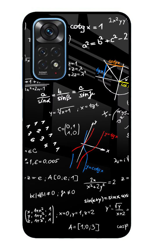 Mathematics Formula Redmi Note 11/11S Glass Case
