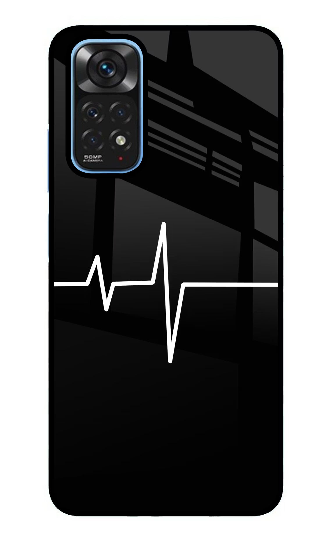Heart Beats Redmi Note 11/11S Glass Case Back Cover by Casekaro