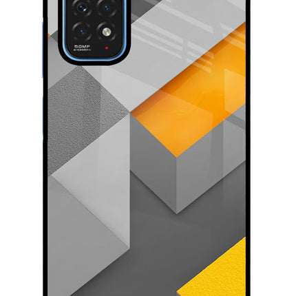Abstract Redmi Note 11/11S Glass Case Back Cover by Casekaro