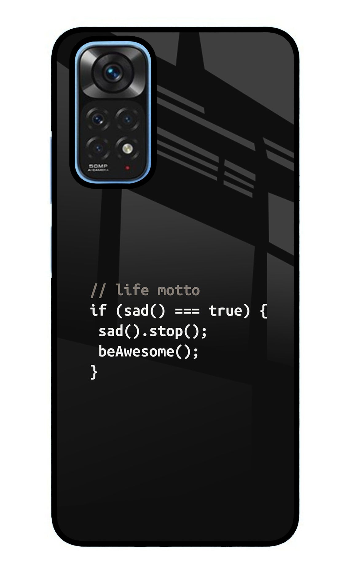 Life Motto Code Redmi Note 11/11S Back Cover