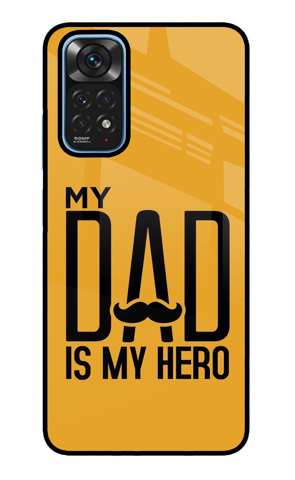 My Dad Is My Hero Redmi Note 11/11S Glass Case