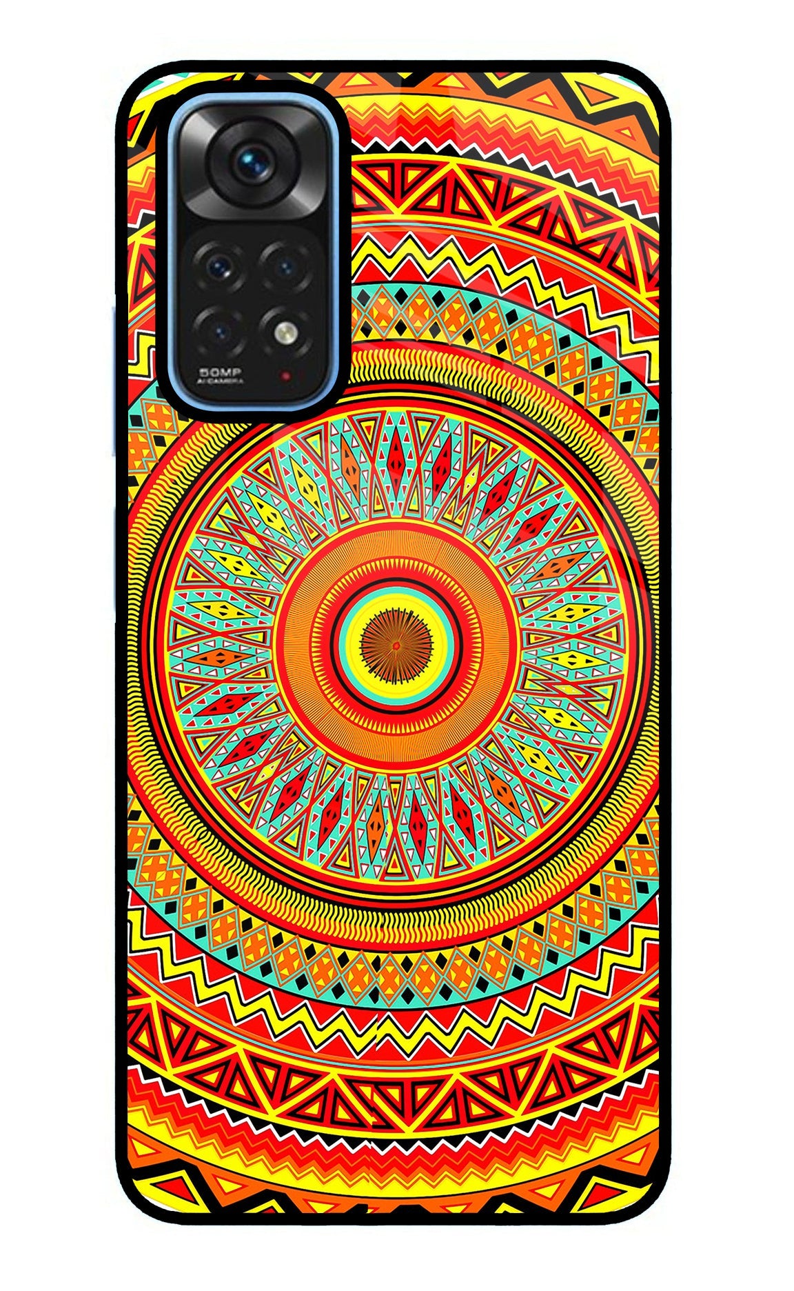 Mandala Pattern Redmi Note 11/11S Glass Case