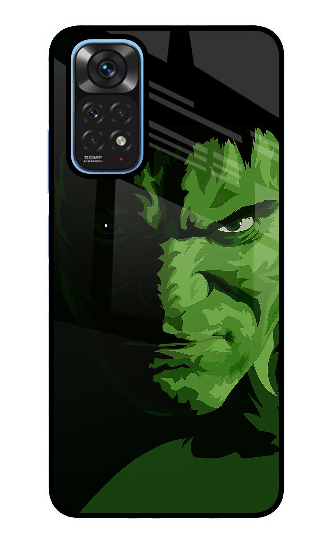HULK Redmi Note 11/11S Glass Case Back Cover by Casekaro