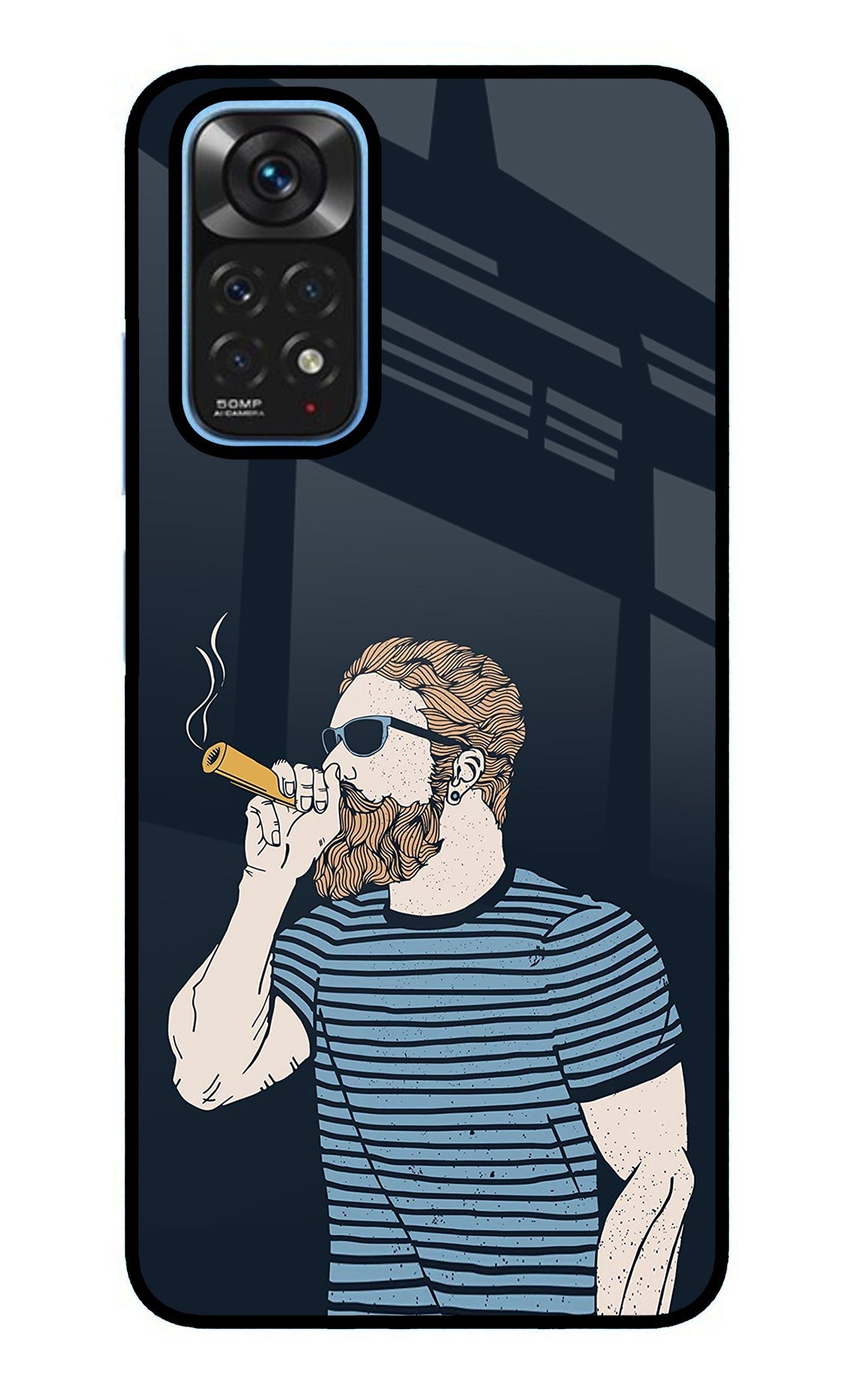 Smoking Redmi Note 11/11S Glass Case