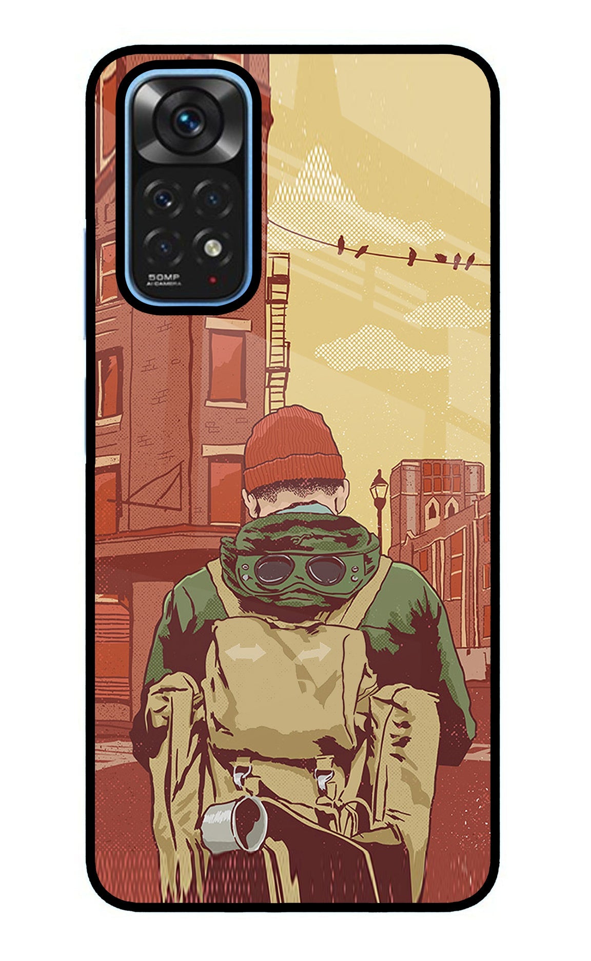 Adventurous Redmi Note 11/11S Glass Case