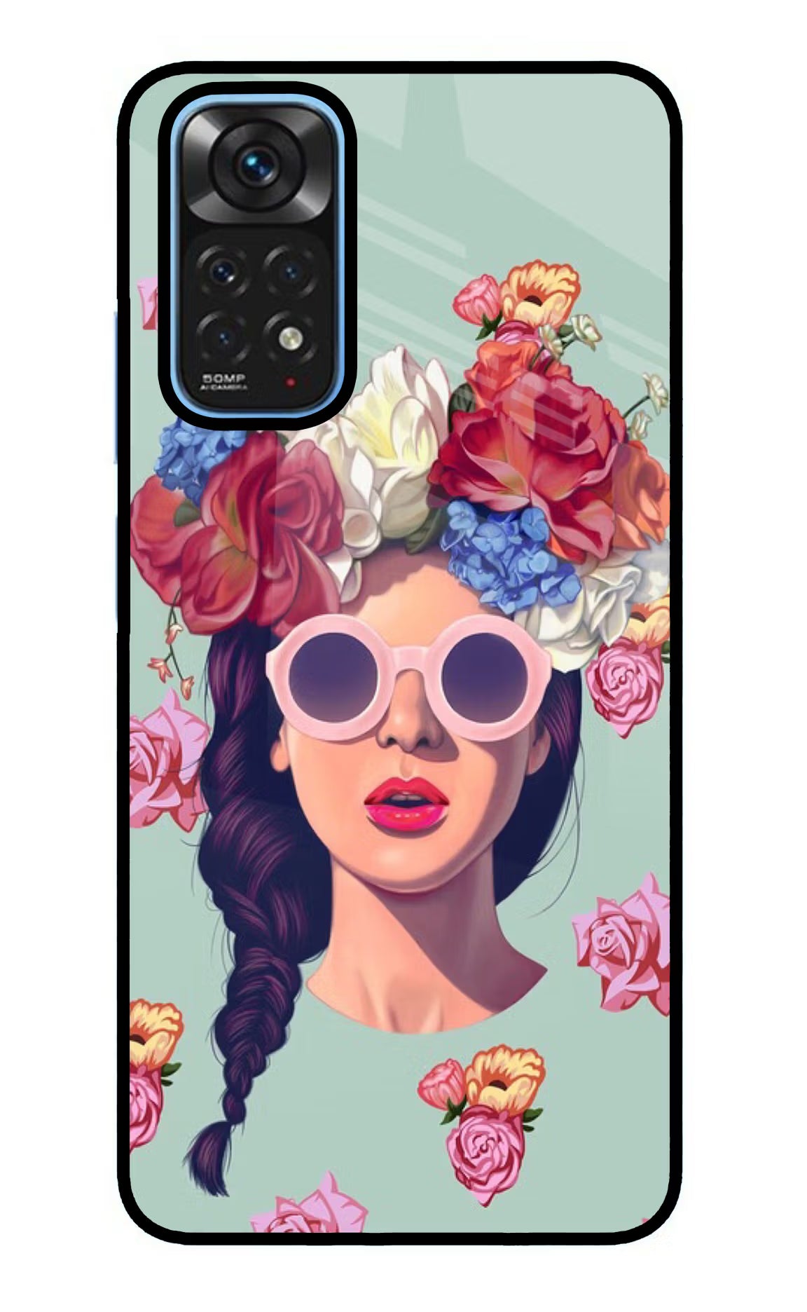 Pretty Girl Redmi Note 11/11S Glass Case Back Cover by Casekaro