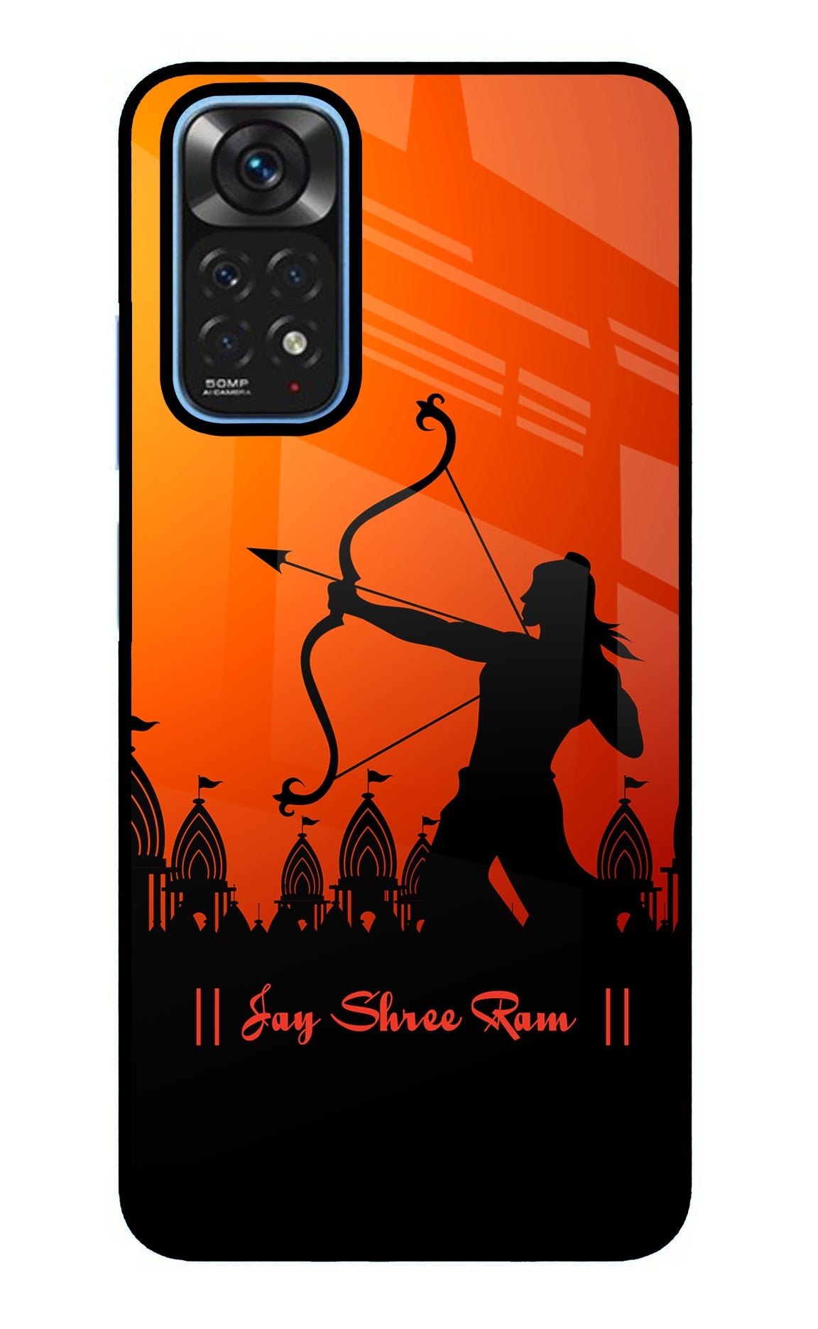 Lord Ram - 4 Redmi Note 11/11S Glass Case