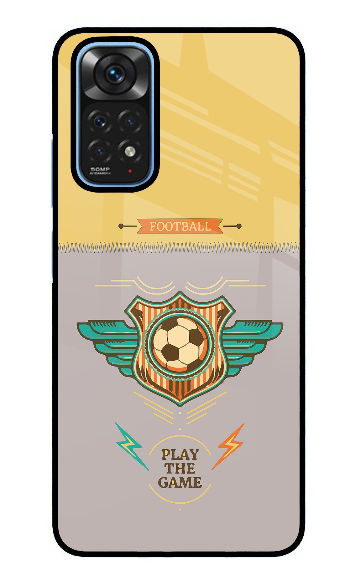 Football Redmi Note 11/11S Glass Case