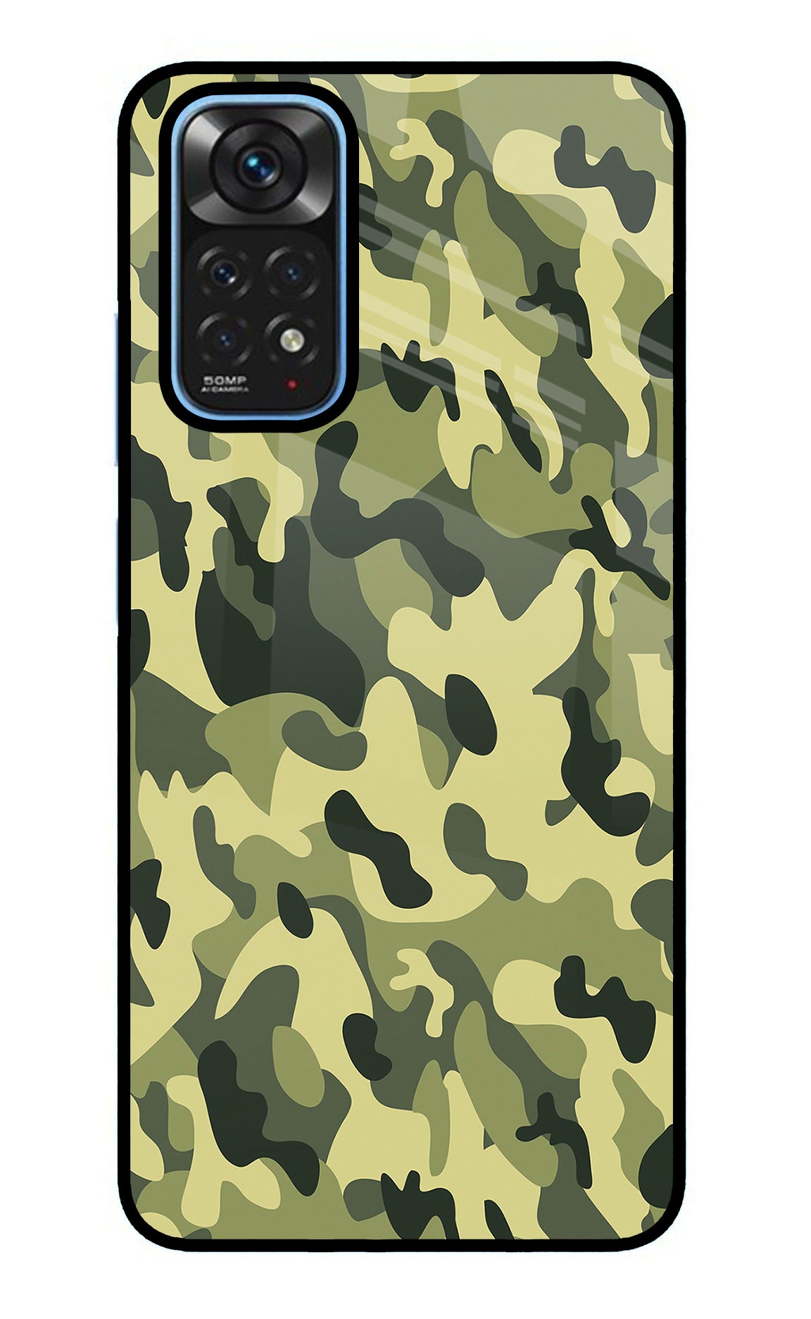 Camouflage Redmi Note 11/11S Glass Case