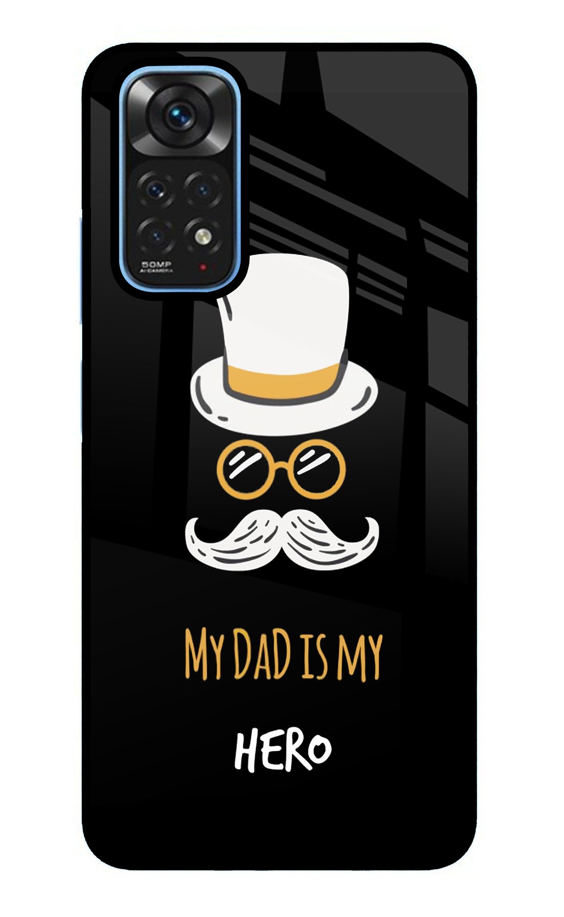 My Dad Is My Hero Redmi Note 11/11S Glass Case