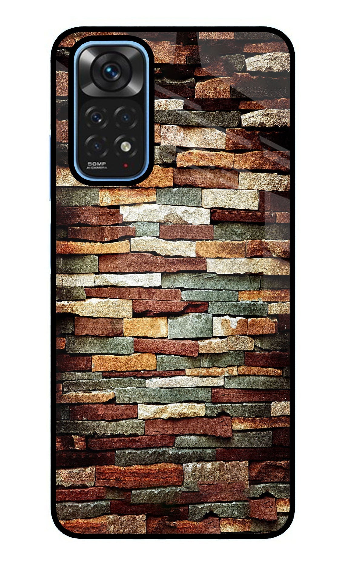 Bricks Pattern Redmi Note 11/11S Back Cover