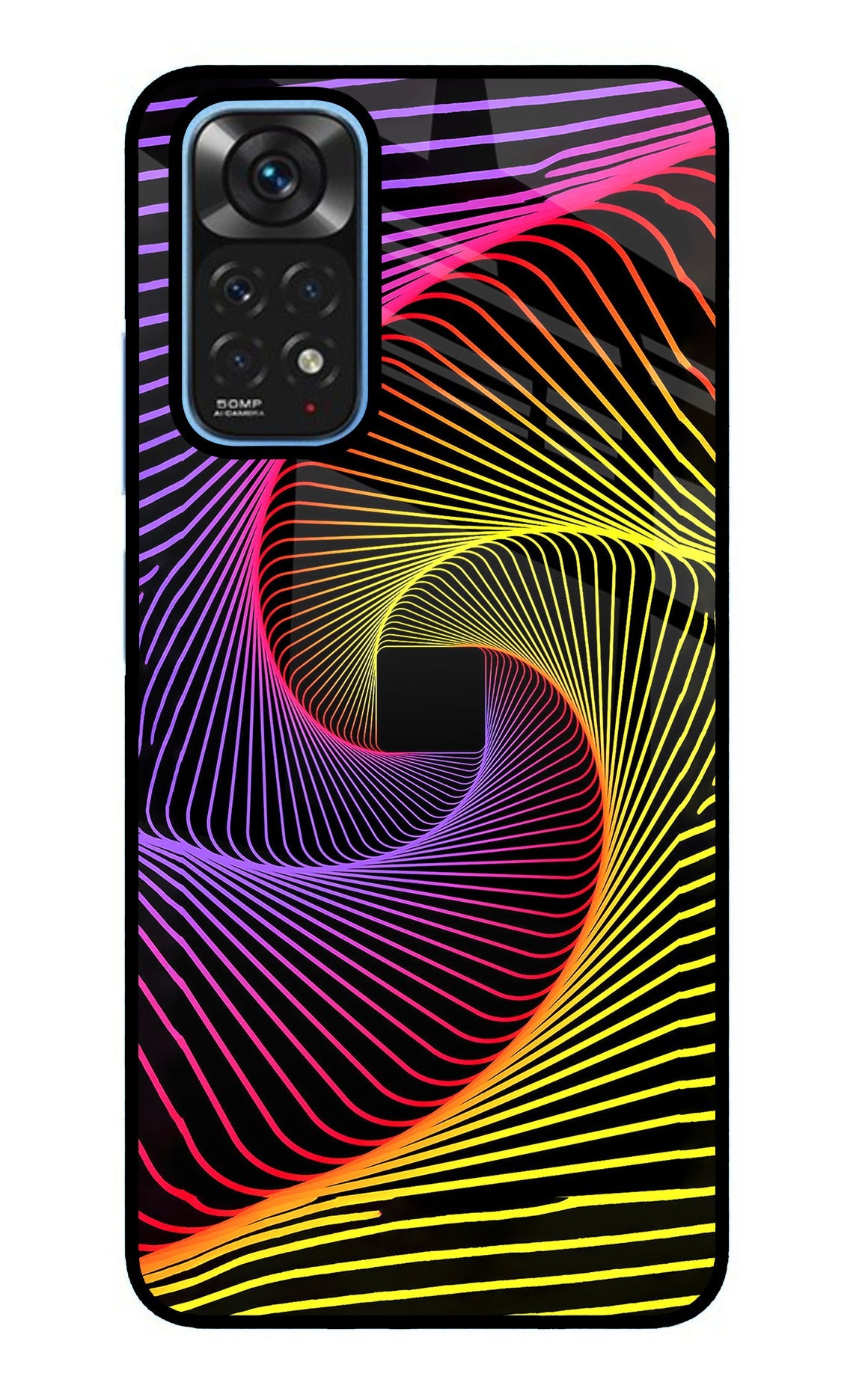 Colorful Strings Redmi Note 11/11S Glass Case