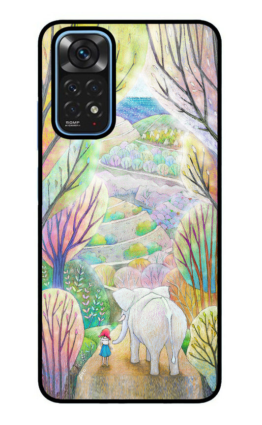 Nature Painting Redmi Note 11/11S Glass Case
