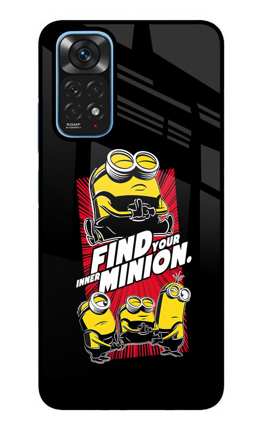 Find your inner Minion Redmi Note 11/11S Glass Case