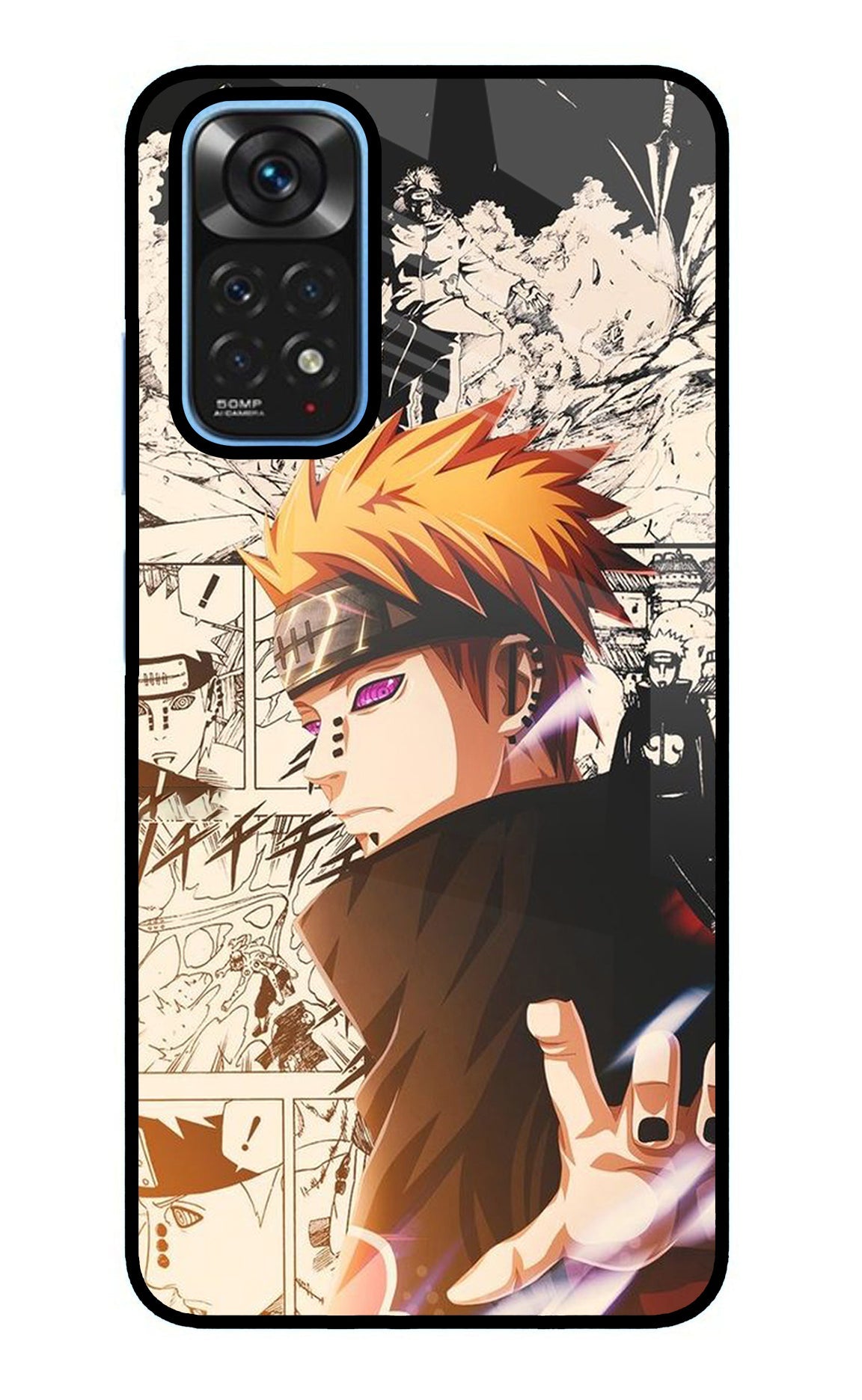 Pain Anime Redmi Note 11/11S Glass Case