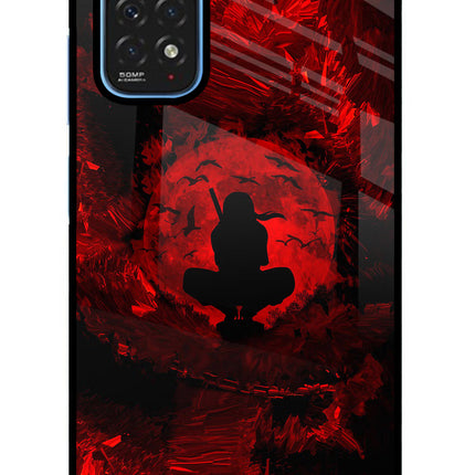 Itachi Uchiha Redmi Note 11/11S Glass Case Back Cover by Casekaro