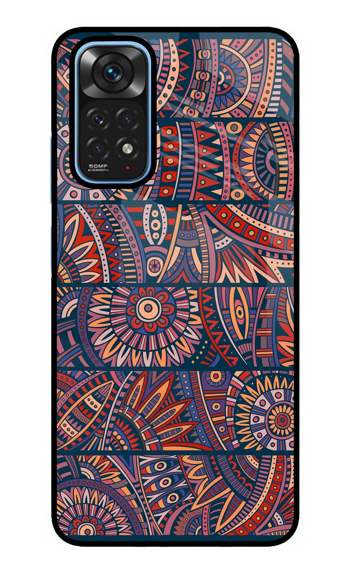 African Culture Design Redmi Note 11/11S Glass Case