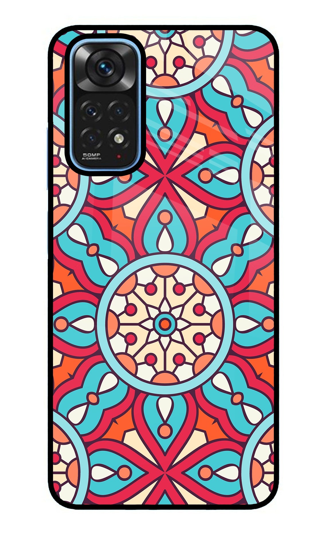 Mandala Geometric Redmi Note 11/11S Glass Case