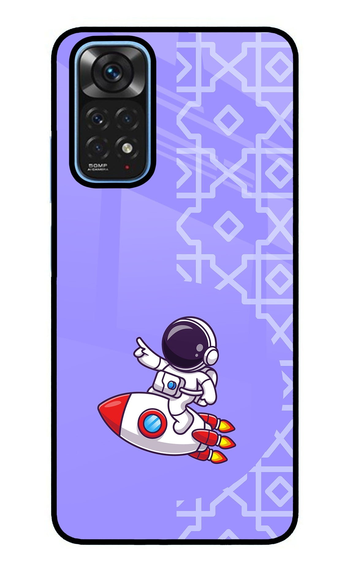 Cute Astronaut Redmi Note 11/11S Glass Case