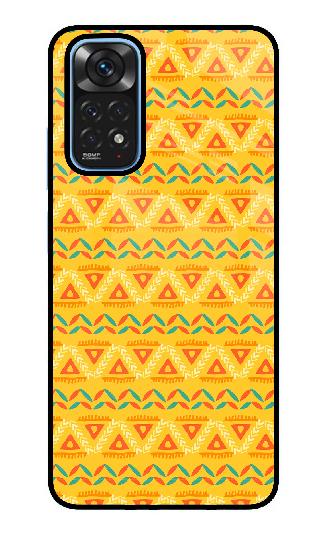 Tribal Pattern Redmi Note 11/11S Glass Case