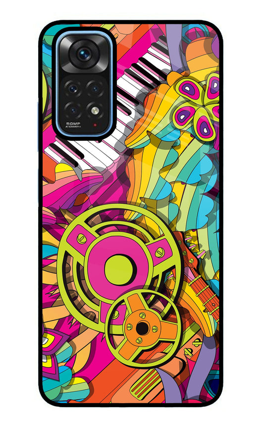 Music Doodle Redmi Note 11/11S Glass Case