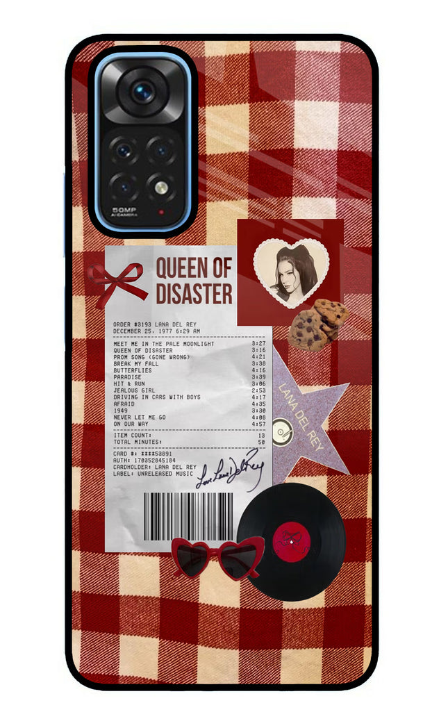 Queen of Disaster Redmi Note 11/11S Glass Case