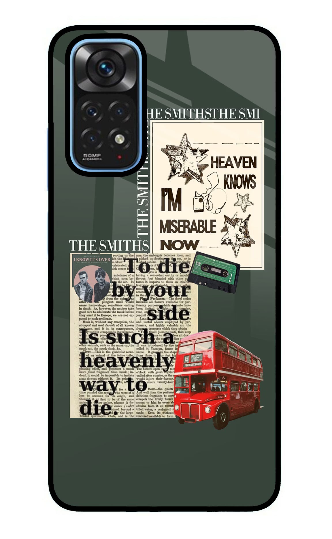 The Smiths Redmi Note 11/11S Glass Case Back Cover by Casekaro