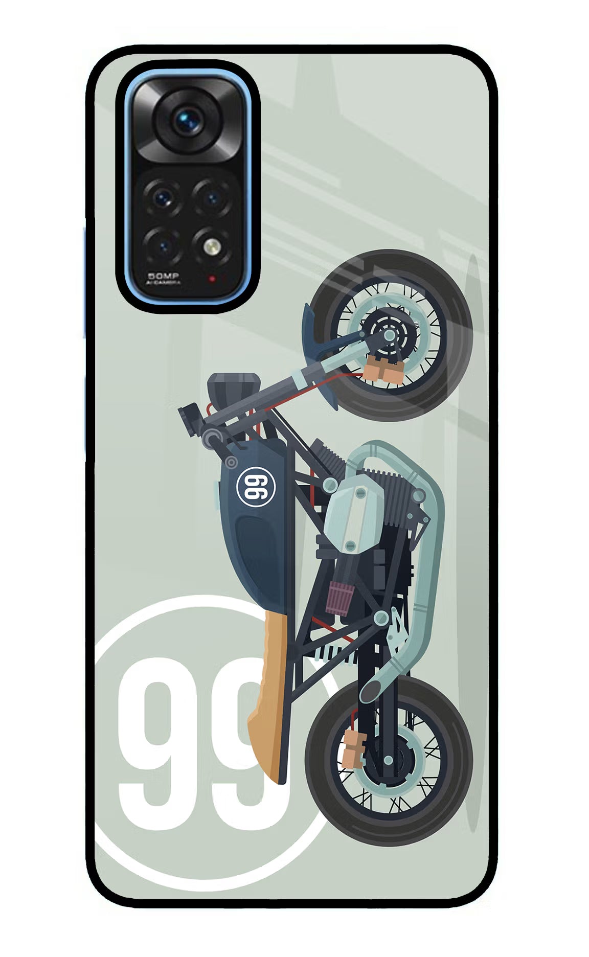 Classic Cafe Racer 99 Redmi Note 11/11S Glass Case